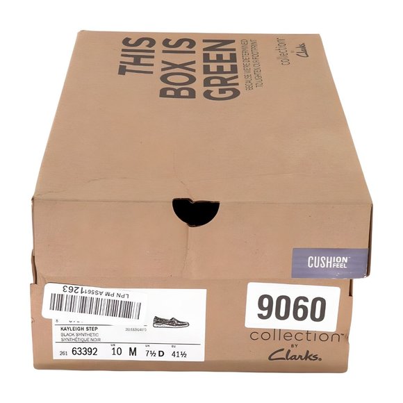 Clarks Womens Kayleigh Step Loafer, Black Synthetic, Size 10 - Picture 4 of 8